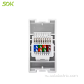 Розетка RJ45 LAN Модульная розетка Cat 5E